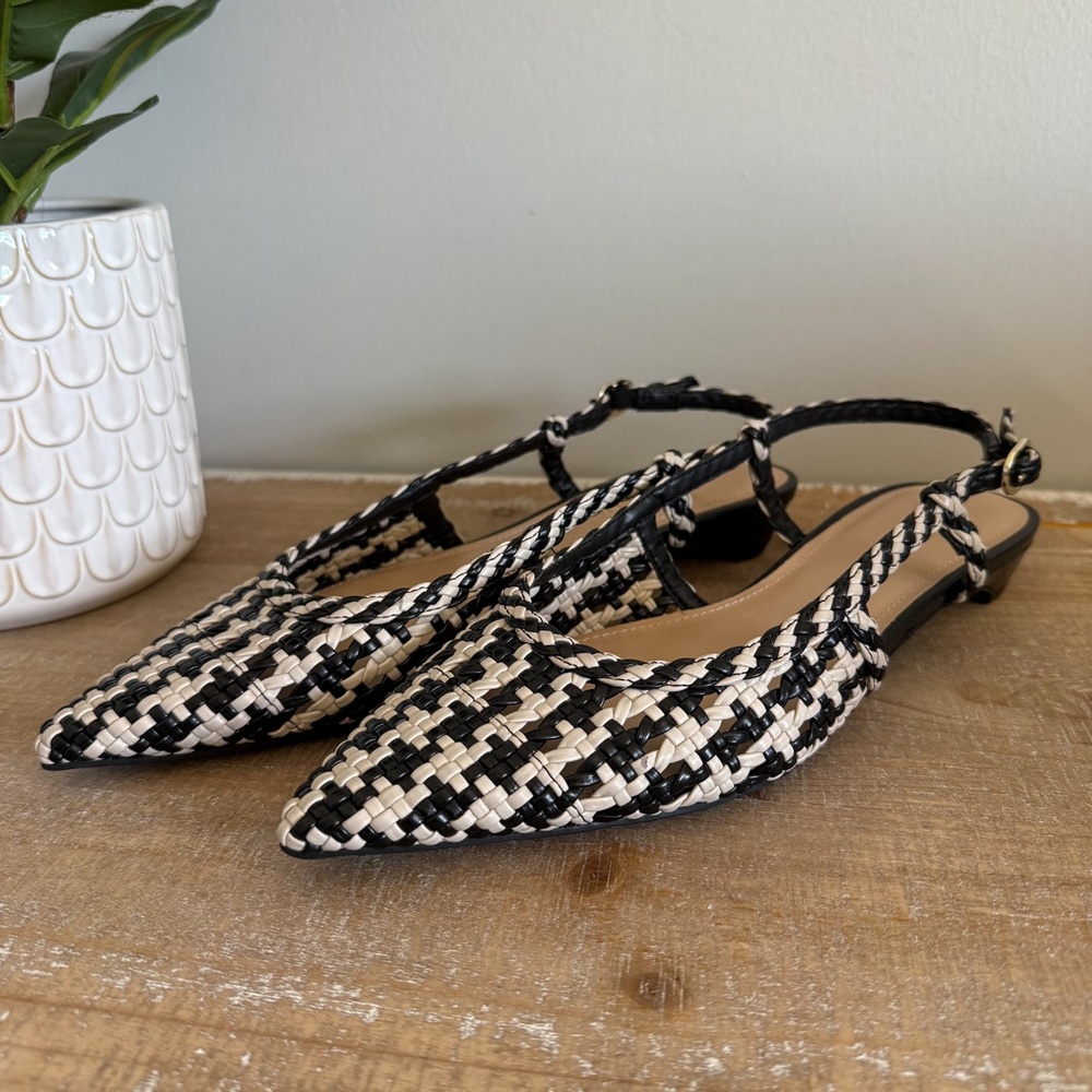 Marc Fisher Kelysa Slingback Flats NWOT : 9.5